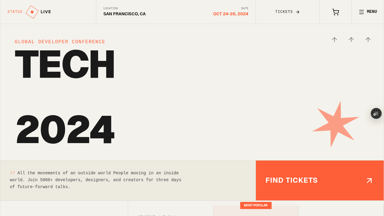 Conference Tickets preview