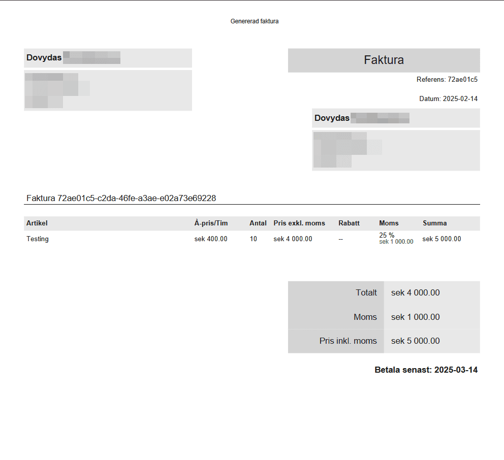 Invoice Generator