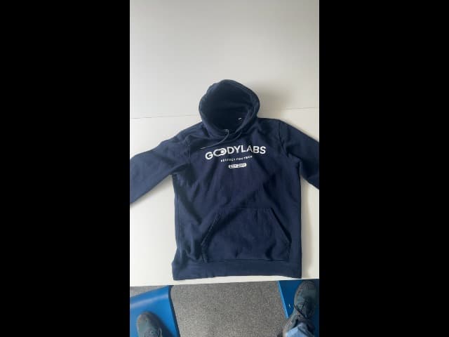 Bluza z kapturem GOODYLABS Granatowy