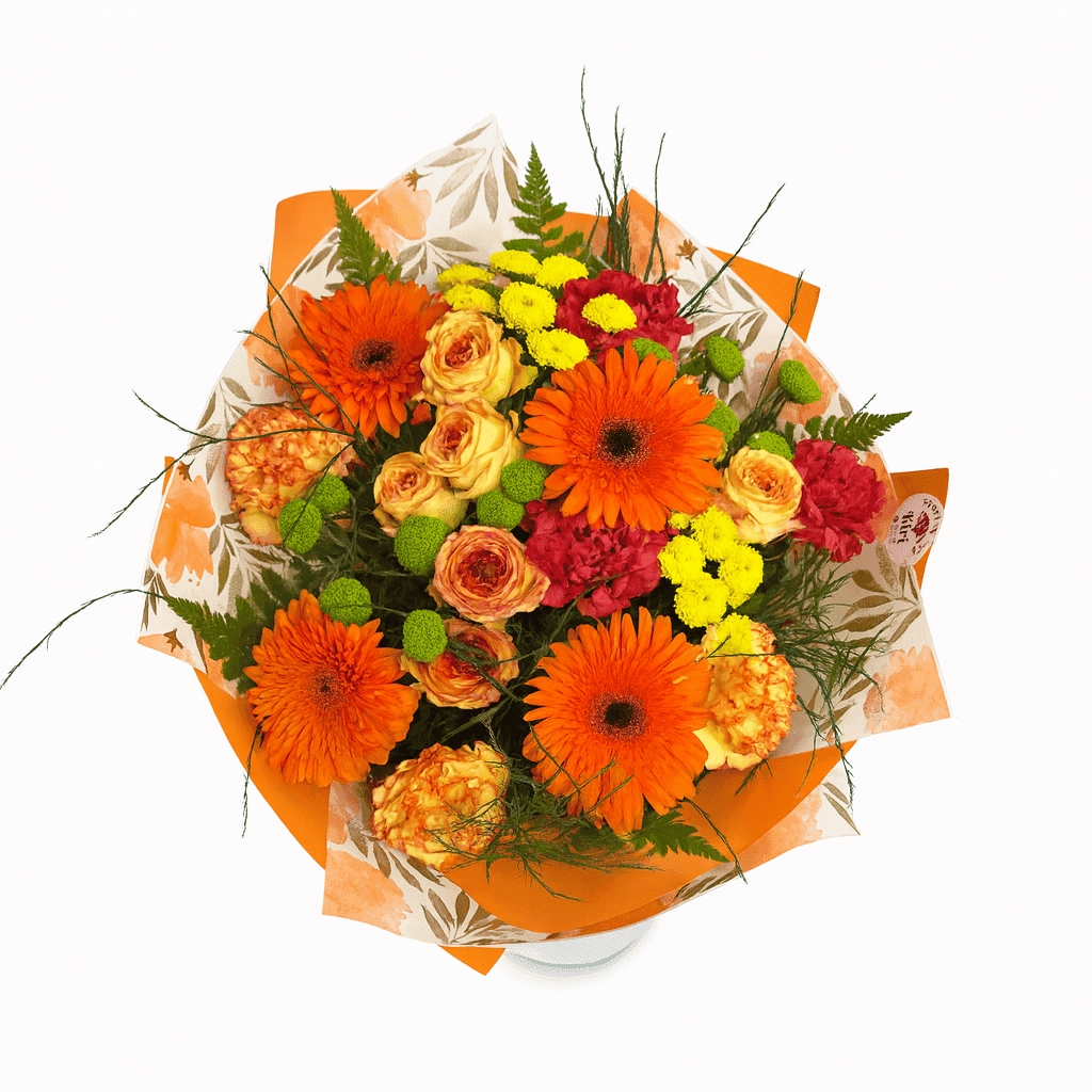 Ramo en tonos naranja