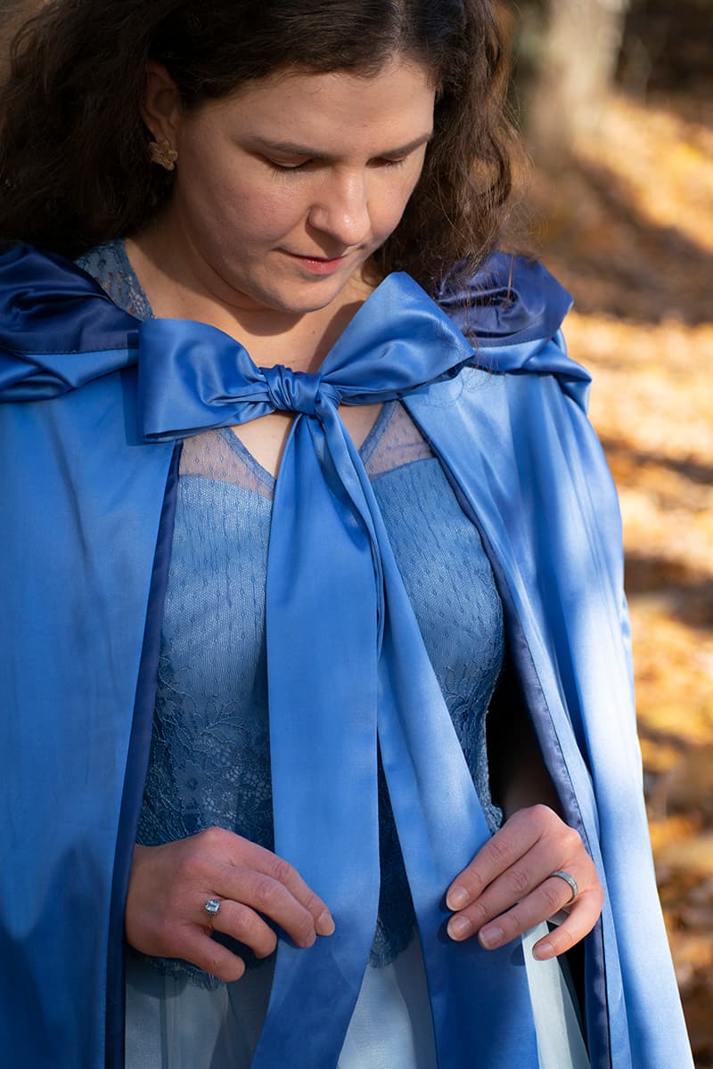 Peleryna "Błękitna Wędrowniczka"