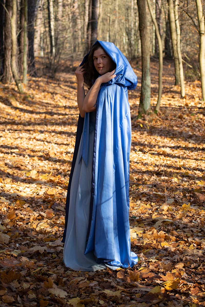 Peleryna "Błękitna Wędrowniczka"