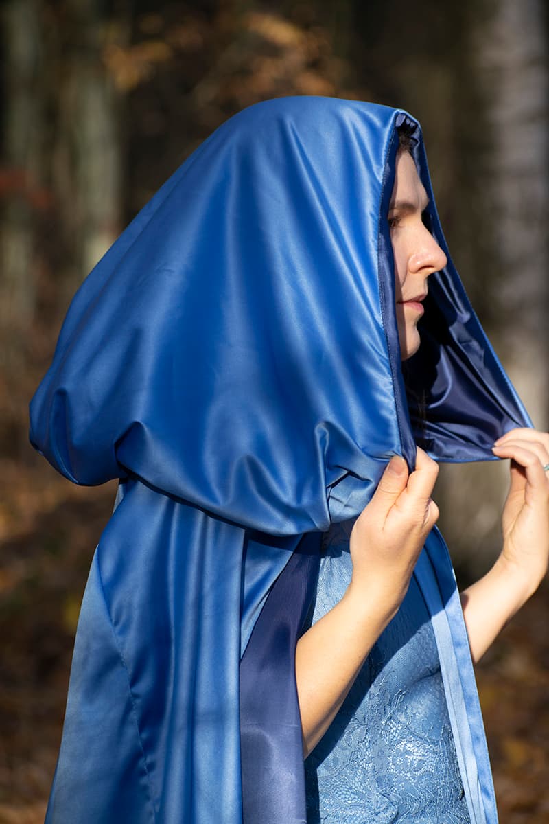 Peleryna "Błękitna Wędrowniczka"