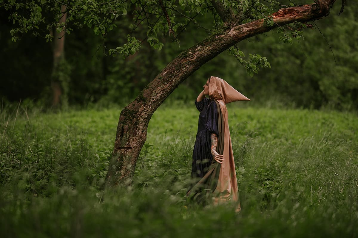 Peleryna "Leśna Opowieść"