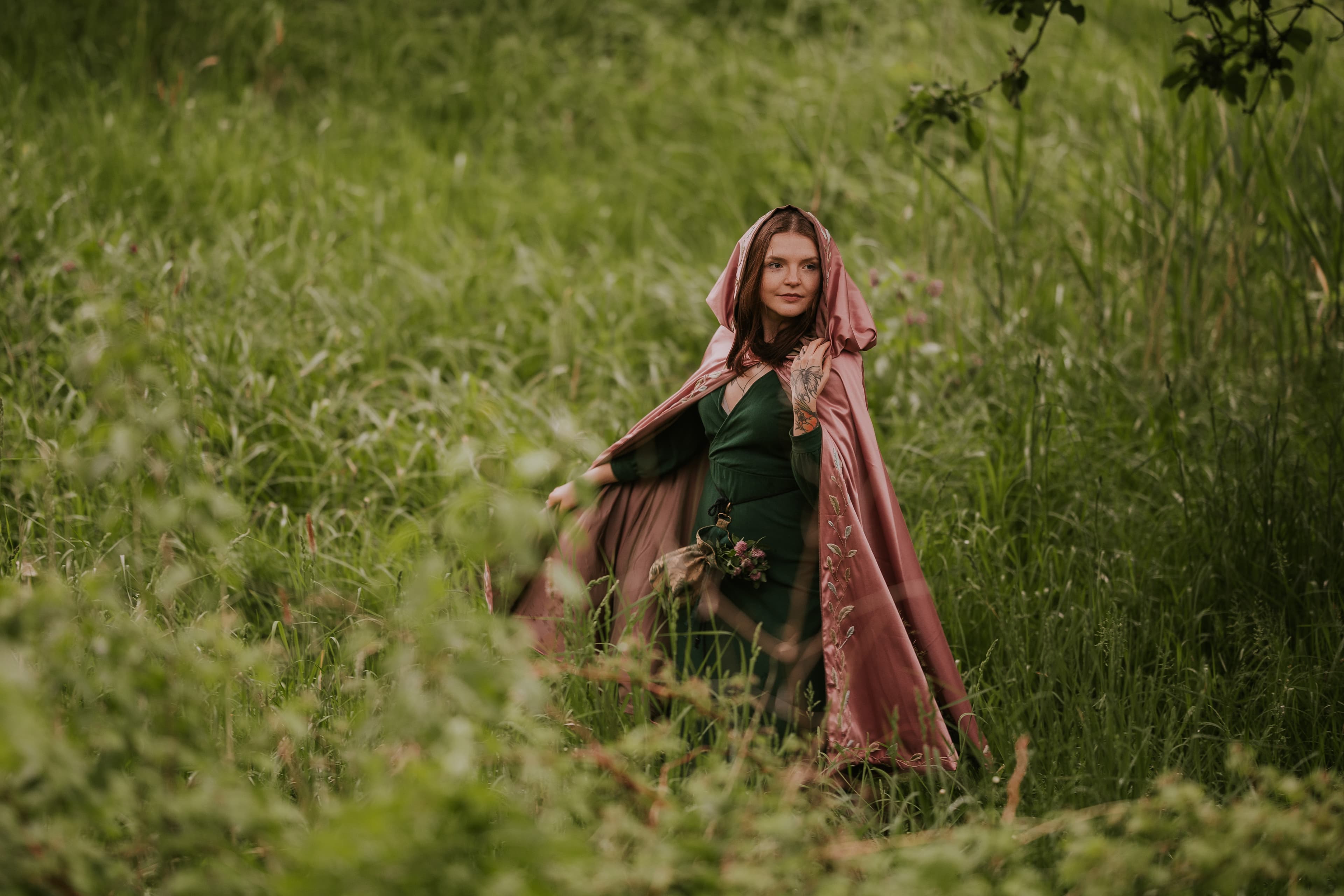 Peleryna "Leśna Nimfa"