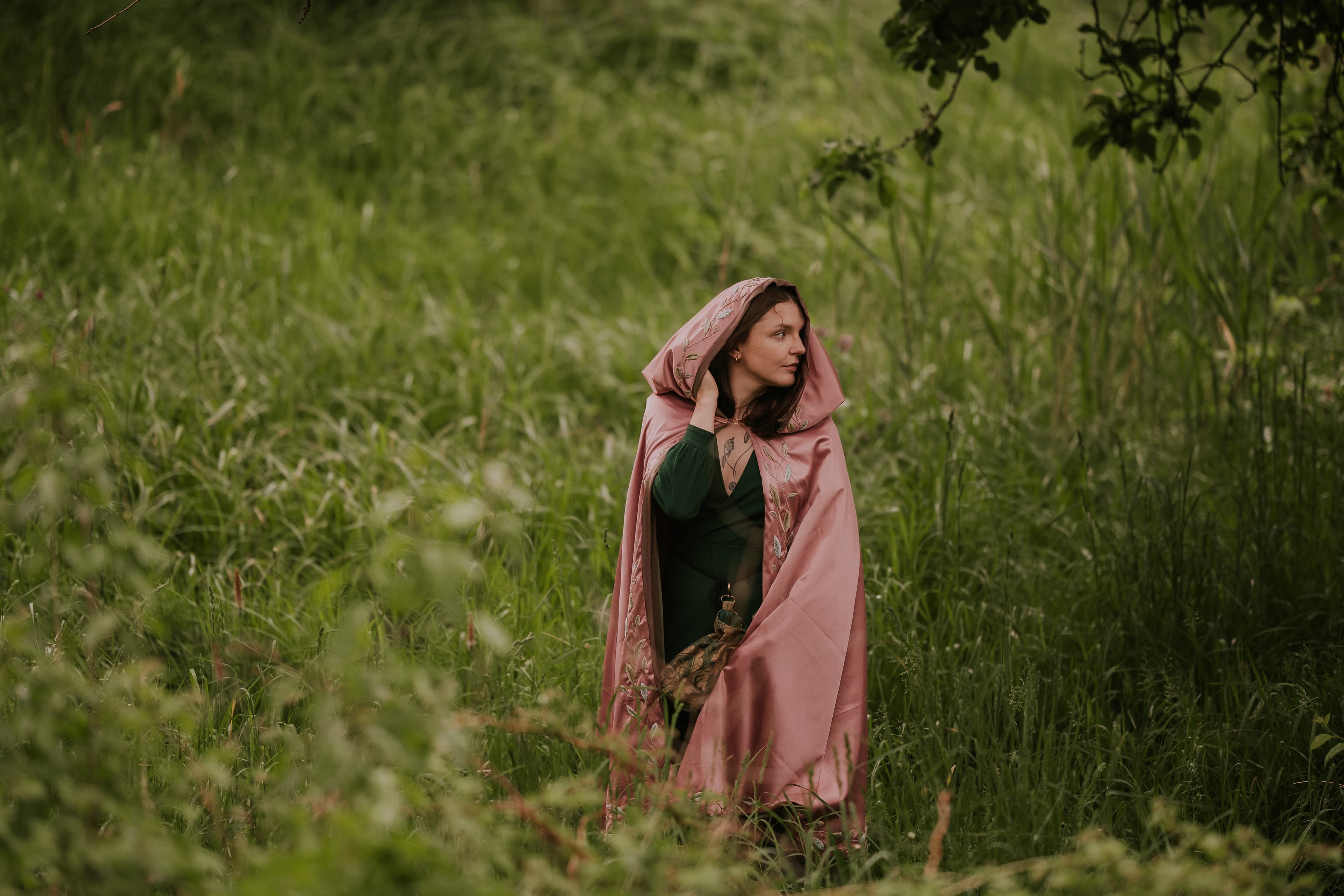 Peleryna "Leśna Nimfa"