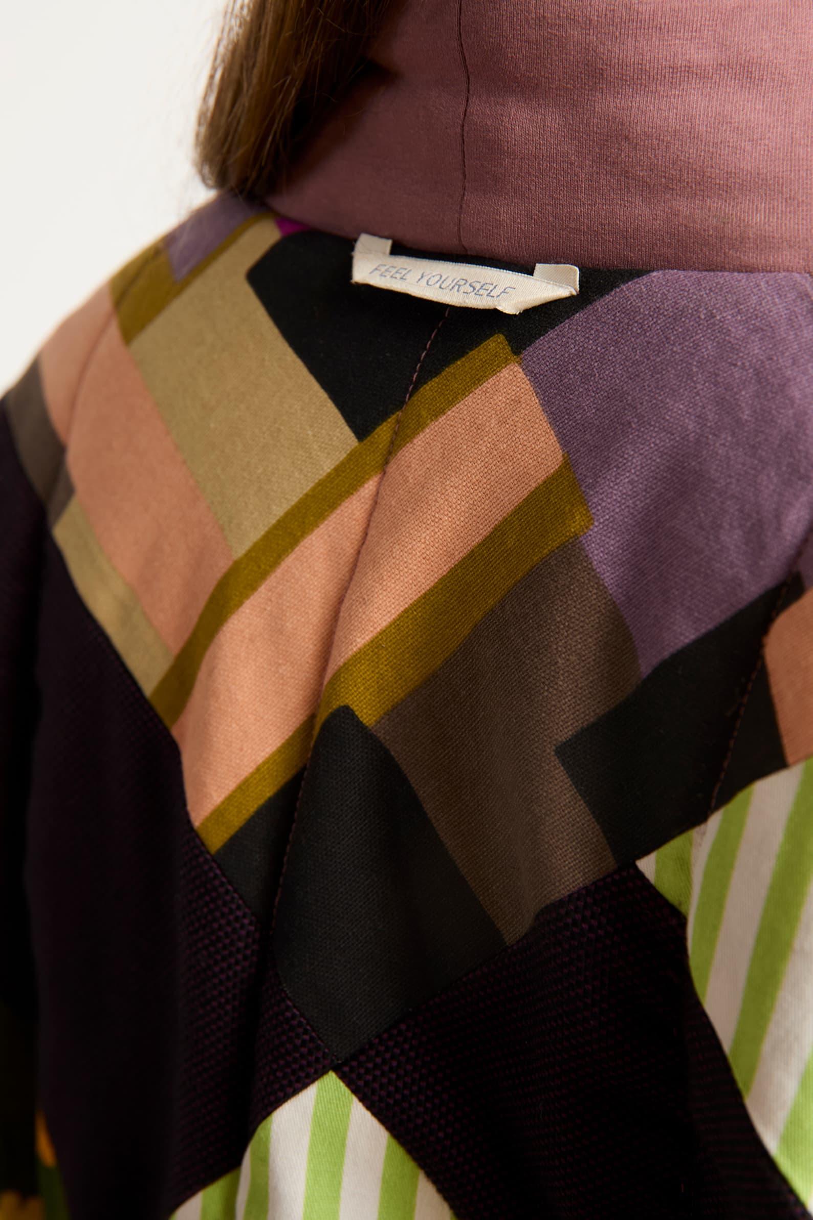 Kimono pikowane dwustronne wrzos