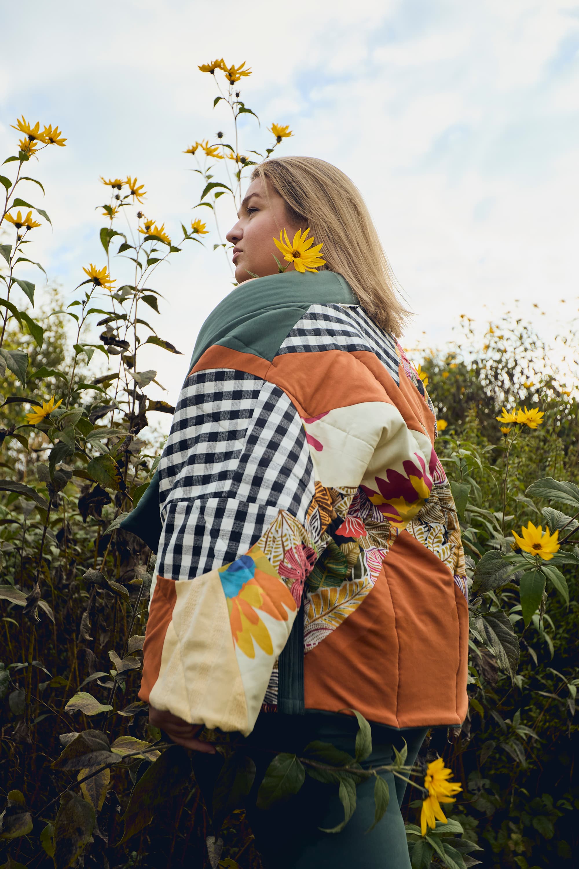 Kimono pikowane dwustronne sosna