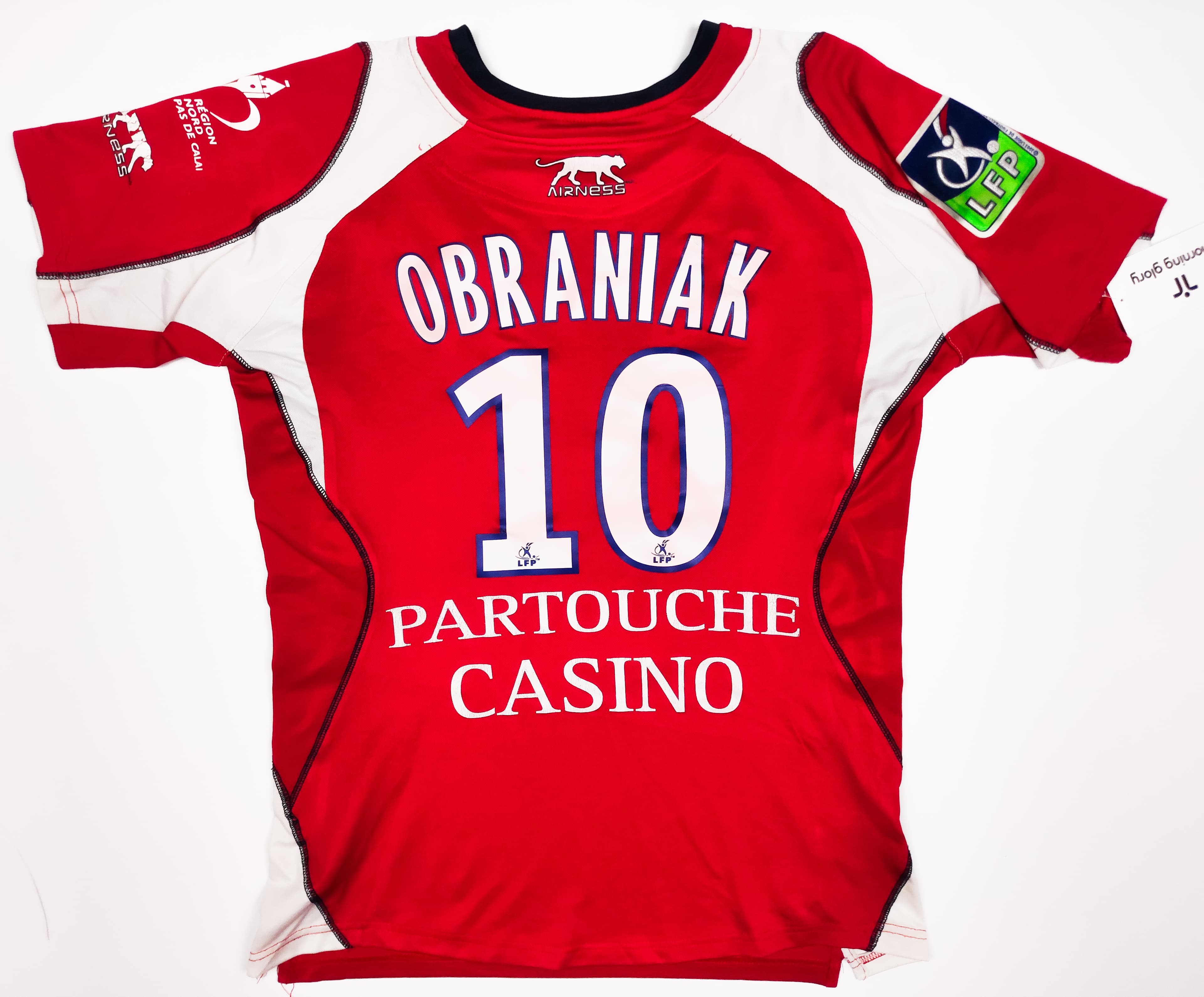 2007-08 Lille LOSC Airness Home Obraniak #10